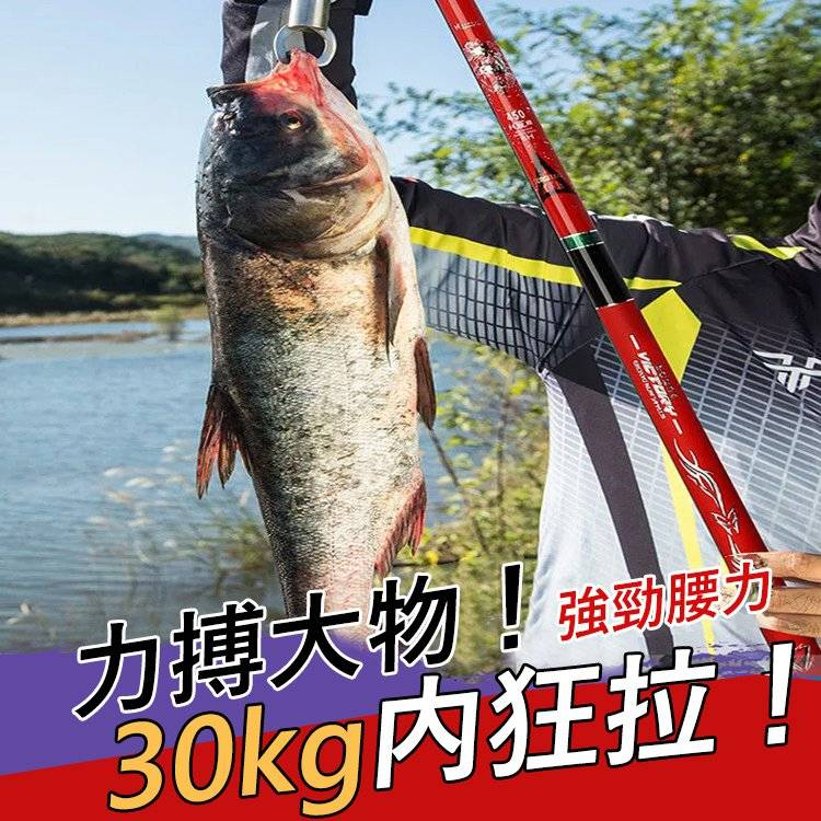 賣爆了!!【日本研發專利】全水域超輕魚竿 賣爆了!!【日本研發專利】全水域超輕魚竿